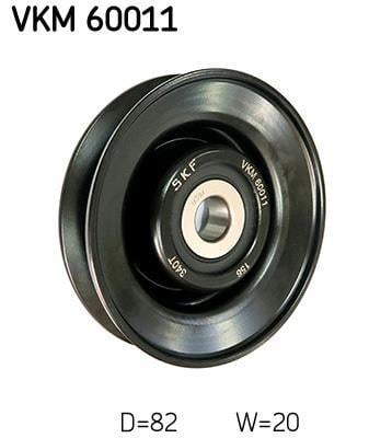 Poulie, courroie de distribution SKF ref. VKM 60011
